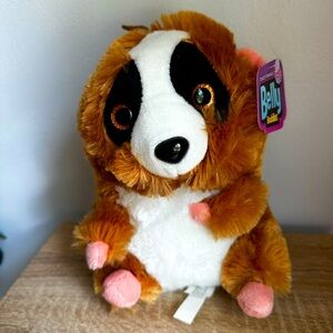 Nanco Belly Buddies Loris Orange Bright Eyes Plush Stuffed Animal 8"